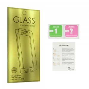 iPhone 14 Pro/15 Glass Gold kijelzővédő üvegfólia