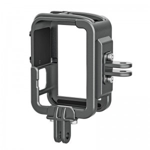 TELESIN alumínium cage, keret GoPro Hero 11/10/9 akciókamerákhoz + vertikális adapter (GP-FMS-G11-TZ)-0