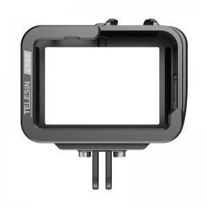 TELESIN alumínium cage, keret GoPro Hero 11/10/9 akciókamerákhoz + vertikális adapter (GP-FMS-G11-TZ)-1