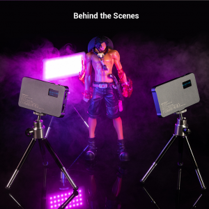 SmallRig Vibe P96L RGB Video Light, LED lámpa, videólámpa + állvány (Tripod plus edition) (3681B)-9