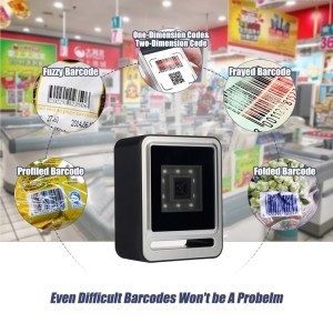 USB Vezetékes 1D/2D vonalkódolvasó, QR kód olvasó asztali (YHD-9200D)-4