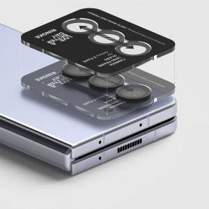 Samsung Galaxy Z Fold 5 Ringke kameralencsevédő üvegfólia fekete