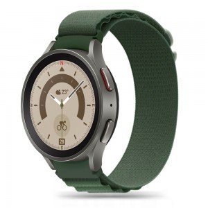 Samsung Galaxy Watch 4/5/5 Pro/6 Tech-Protect Nylon Pro óraszíj katonai zöld