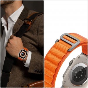 Samsung Galaxy Watch 4/5/5 Pro/6 Tech-Protect Nylon Pro óraszíj narancs