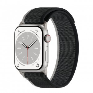 Apple Watch 4/5/6/7/8/SE (38/40/41mm) Next One Athletic Loop óraszíj fekete