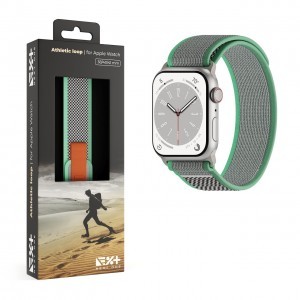 Apple Watch 4/5/6/7/8/SE (38/40/41mm) Next One Athletic Loop óraszíj menta