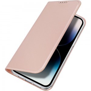 iPhone 15 Pro Max Dux Ducis Skinpro fliptok rózsaszín