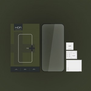 iPhone 15 Hofi Glass Pro+ Hybrid temperált üvegfólia fekete