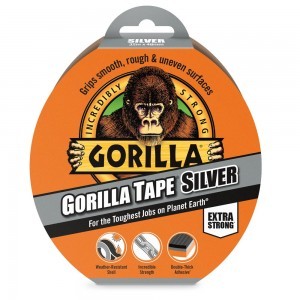 Gorilla Tape Silver szürke 32m x 48mm extra erős ragasztószalag