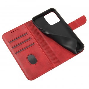 iPhone 15 Pro Mágneses fliptok piros