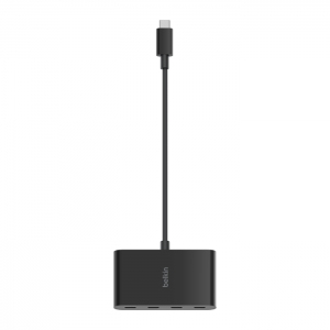 Belkin CONNECT USB-C elosztó adapter - 4-Port USB-C Hub - fekete