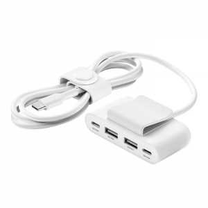 Belkin BOOST CHARGE 4-Port USB-C hosszabbító, elosztó adapter - fehér