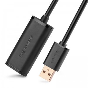 UGREEN US121 aktív USB 2.0 hosszabbító kábel, 5m (fekete)