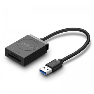 UGREEN USB 3.0 SD, microSD kártyaolvasó (fekete)-0