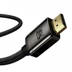Baseus High Definition Series HDMI 2.1 kábel, 8K 60Hz, 3D, HDR, 48Gbps, 1m (fekete)-4