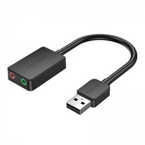 Vention külső USB 2.0 hangykártya 15cm