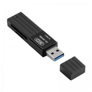 XO DK05B USB 3.0 2 az 1-ben kártyaolvasó (SD, microSD)-0