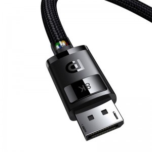 Baseus High Definition DP - DP 8K DisplayPort kábel 1m (fekete)