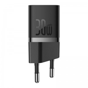 Baseus GaN5 mini USB-C hálózati töltő adapter 30W (fekete)