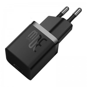 Baseus GaN5 mini USB-C hálózati töltő adapter 30W (fekete)