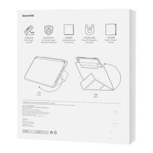 iPad 10 10.9'' Baseus Minimalist mágneses tok rózsaszín