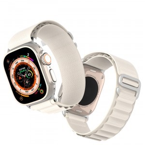 Apple Watch 8/7/6/SE/5/4/3/2/1 (41, 40, 38 mm) Dux Ducis Sport csatszíj GS verzió fehér