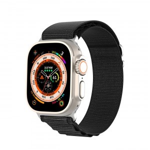 Apple Watch Ultra 8/7/6/SE/5/4/3/2/1 (42, 44, 45, 49 mm) Dux Ducis Sport csatszíj GS verzió fekete