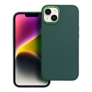 iPhone 15 Plus FRAME Case tok, telefontok zöld