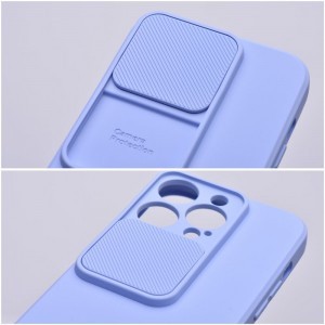 iPhone 15 Pro Max SLIDE Case tok, telefontok kameralencse védővel levendula
