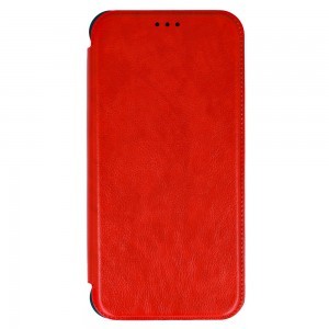 Samsung Galaxy A22 5G Razor Leather bőr fliptok piros