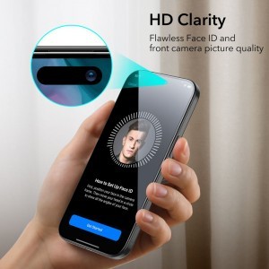 iPhone 15 Plus ESR 2 db kijelzővédő üvegfólia  átlátszó