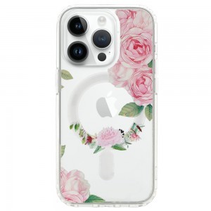 iPhone 15 Pro Tel-Protect Flower tok MagSafe kompatibilis (design 1)