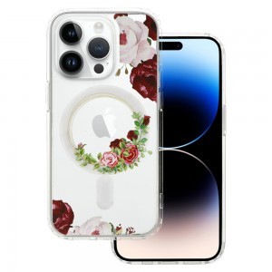 iPhone 15 Tel-Protect Flower tok MagSafe kompatibilis (design 2)