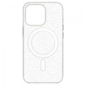 iPhone 13 Pro Max TEL PROTECT MagSilicone tok átlátszó csillogós