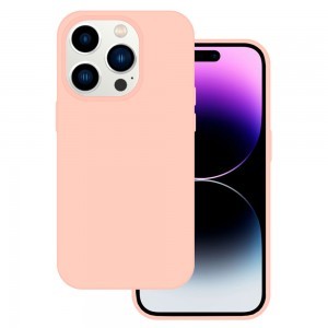 iPhone 15 Pro Max Tel Protect Silicone Premium tok világos rózsaszín