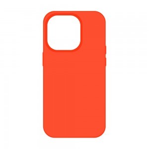 iPhone 15 Pro Tel Protect Silicone Premium tok narancssárga