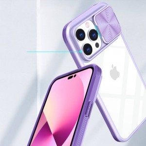 iPhone 15 Camslider tok lila