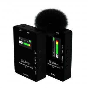 LituFoto VM10 vezeték nélküli mikrofon (1 adó + 1 vevő) (3.5mm jack/lightning/USB-C) (iOS iPhone/Android)-1