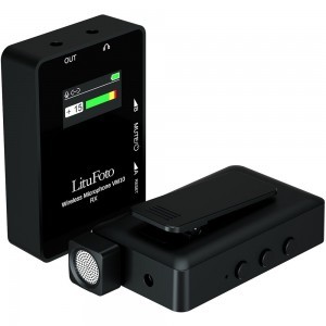 LituFoto VM10 vezeték nélküli mikrofon (1 adó + 1 vevő) (3.5mm jack/lightning/USB-C) (iOS iPhone/Android)-2