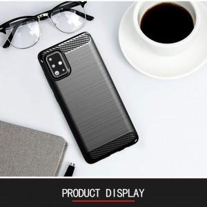 Samsung Galaxy A41 Nexeri Carbon Armored tok fekete