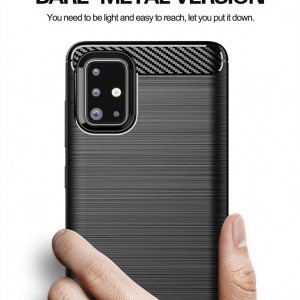 Samsung Galaxy A41 Nexeri Carbon Armored tok fekete