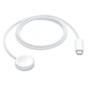 Apple gyári mágneses Apple Watch-gyorstöltő USB-C csatlakozós kábellel (1 m) (MT0H3ZM/A)