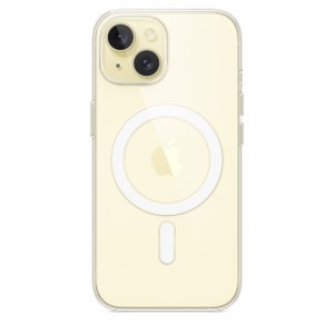 iPhone 15 átlátszó tok (MT203ZM/A) Apple gyári MagSafe-rögzítésű