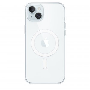 iPhone 15 Plus átlátszó tok (MT213ZM/A) Apple gyári MagSafe-rögzítésű