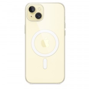 iPhone 15 Plus átlátszó tok (MT213ZM/A) Apple gyári MagSafe-rögzítésű