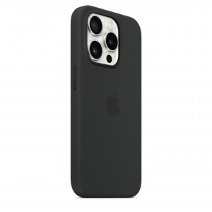 iPhone 15 Pro szilikontok fekete (MT1A3ZM/A) Apple gyári MagSafe-rögzítésű