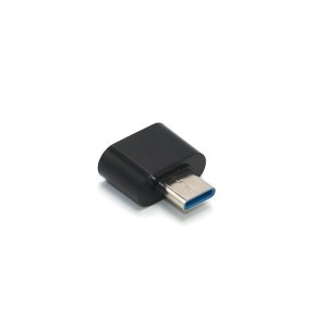 USB-A - USB-C OTG 2.0 átalakító adapter fekete