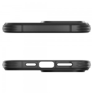 iPhone 15 Pro Spigen Rugged Armor Mag MagSafe tok matt fekete (ACS06703)