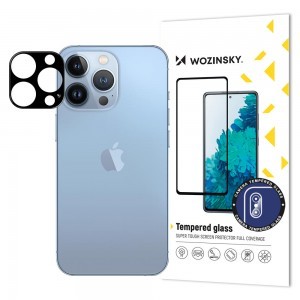 iPhone 13 Pro Max Wozinsky Full Camera Glass 9H kameralencse védő üvegfólia fekete