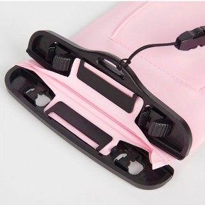 PVC vízálló karszalagos telefontok rózsaszín